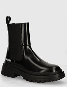 Sztyblety Love Moschino  czarne damskie JA21035G1LJD0000