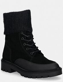 Botki Calvin Klein Jeans  czarne damskie YW0YW01599