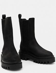 Sztyblety Calvin Klein Jeans  czarne damskie YW0YW01684