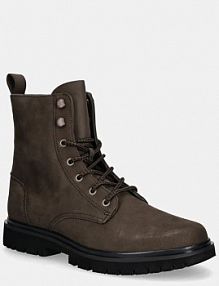 Botki Calvin Klein Jeans  brązowe męskie YM0YM01071