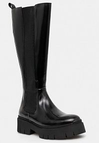 Kozaki HUGO  czarne damskie 50529861.001