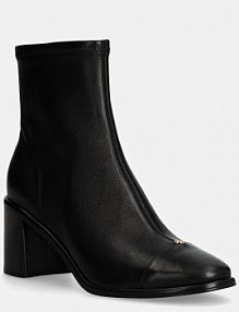 Botki na słupku TORY BURCH  czarne 159425.006