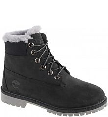 Trapery chłopięce, Timberland Premium 6 IN WP Shearling Boot Jr damskie
