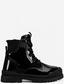 Trzewiki Nelli Blu czarne dziecięce CM231117-30