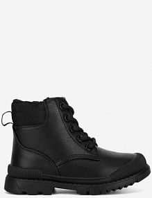 Trzewiki Action Boy czarne dziecięce CM231117-46