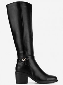 Kozaki Clara Barson czarne damskie WYL4017-2