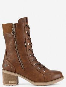 Trzewiki mustang brązowe damskie 1441-508-307