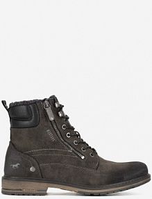 Trzewiki mustang szare męskie 4157-609