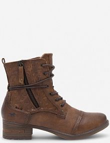 Trzewiki mustang brązowe damskie 1229-508