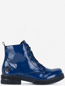 Trzewiki Rieker niebieskie damskie 72010-15