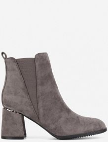 Botki na obcasie Jenny Fairy szare WFA3048-1