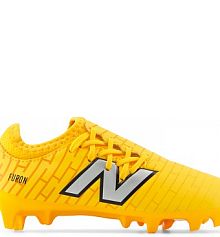 Lanki New Balance białe/brązowe/żółte dziecięce FURON V7+ DISPATCH JNR FG SJF3FZ75