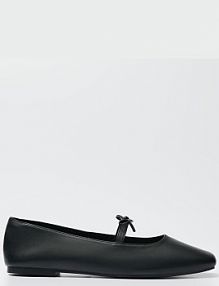 Czarne baleriny Mary Jane z kokardką House damskie 821AE-99X