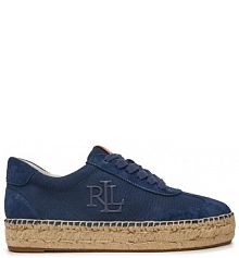 Espadryle LAUREN RALPH LAUREN granatowe damskie 