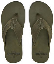 Japonki Tommy Hilfiger zielone męskie 