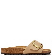 Klapki Birkenstock beżowe damskie 