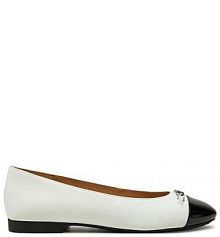 Baleriny MICHAEL Michael Kors białe damskie 