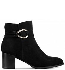 Botki na słupku Lasocki czarne 