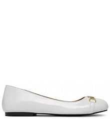 Baleriny LOVE MOSCHINO białe damskie 