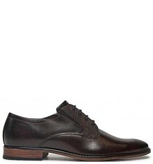 Półbuty wizytowe Bugatti brązowe męskie 