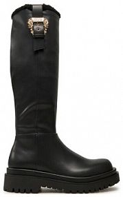 Kozaki Versace Jeans Couture czarne damskie 