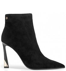 Botki na szpilce Eva Minge czarne 