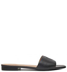 Klapki LAUREN RALPH LAUREN czarne damskie 