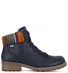 Botki Rieker niebieskie damskie 