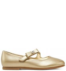 Półbuty Calvin Klein Jeans złote dziecięce 