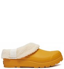 Klapki Hunter żółte damskie 