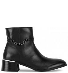 Botki na słupku Sergio Bardi czarne 