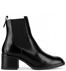 Botki na słupku Lasocki czarne 