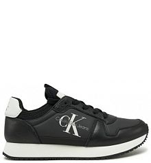 Sneakersy Calvin Klein Jeans czarne damskie 