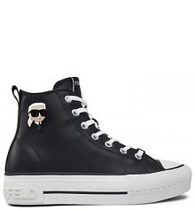 Trampki wysokie KARL LAGERFELD czarne damskie 