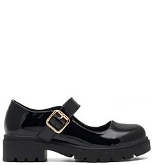 Półbuty Nelli Blu czarne dziecięce 