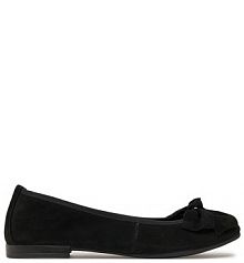 Baleriny Tamaris czarne damskie 