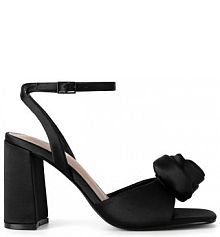 Sandały na słupku JENNY czarne 