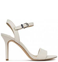 Sandały na szpilce LAUREN RALPH LAUREN białe 