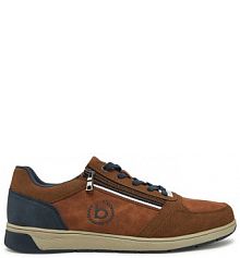 Sneakersy Bugatti brązowe męskie 