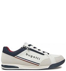 Sneakersy Bugatti białe męskie 