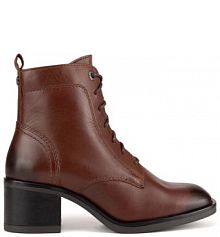 Botki na słupku Lasocki brązowe 