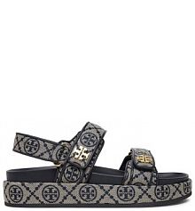 Sandały Tory Burch szare damskie 