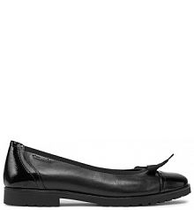 Baleriny Tamaris czarne damskie 