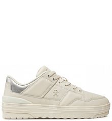 Sneakersy Tommy Hilfiger beżowe damskie 