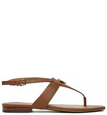 Sandały LAUREN RALPH LAUREN brązowe damskie 