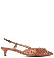 Sandały na szpilce Guess różowe 