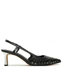 Sandały na szpilce MICHAEL Michael Kors czarne 