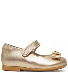 Półbuty Tommy Hilfiger złote dziecięce 