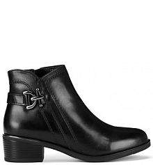 Botki na słupku Lasocki czarne 