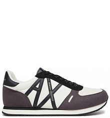 Sneakersy Armani Exchange szare męskie 
